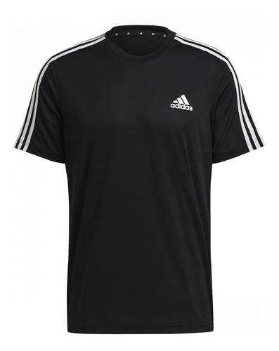 Remera adidas Running Hombre 3s T Black - Menpi