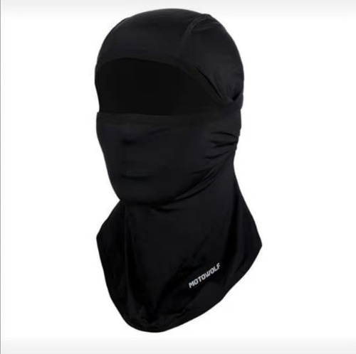 Balaclava Pasamontañas Moto Verano Tela Icecool® Color Negro Diseño De La Tela Liso Talla Único