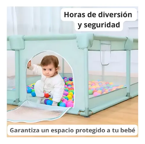 Parque Infantil Corral De Juegos 150x150+ 50 Pelotas+2 Agara