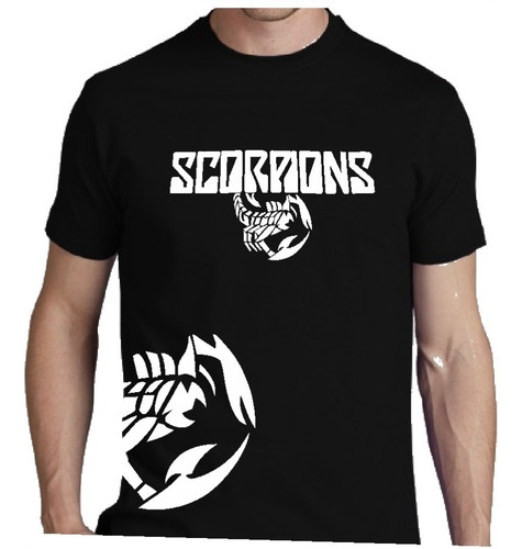 Remera Scorpions Heavy Metal Rock Escorpion