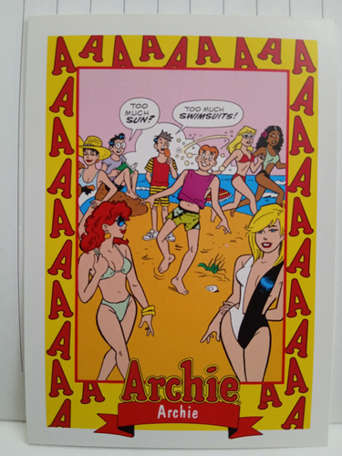 Estampa Tarjeta Archie Año 1992 # 2  Beach Peach , Skybox