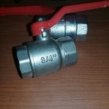 Llave De  Paso  3/4'' Tipo Bola  Cromada Aleación De Cobre