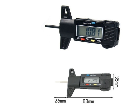 Profundimetro De Labrado Llantas Digital Para Carros Motos