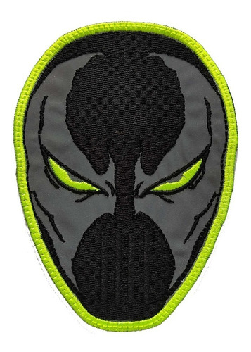 Parche Bordado Spawn Mask Mortal Kombat Mascara Reflectivo