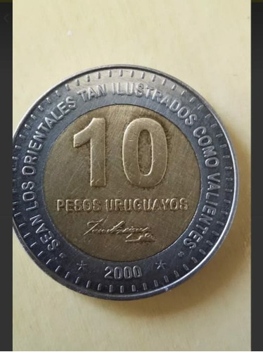 Moeda 10 Pesos Uruguayos