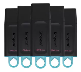 Kit 10 Memoria Usb 64gb Kingston Dtx 3.2 Negra