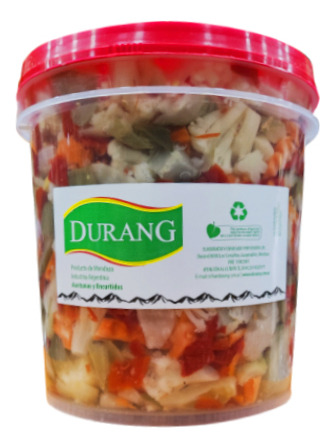 Pickles Mixtos En Vinagre X 3 Kg Balde Durang