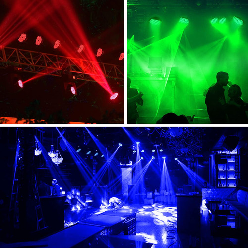 Luces Led De Escenario Activadas Por Sonido, Rgb Dmx Stage D