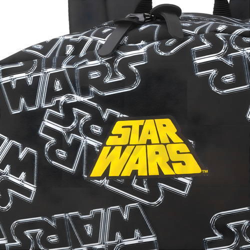 Mochila Escolar Star Wars Preta 43x29x15cm 18l