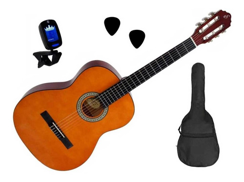 Violão Para Iniciante Cordas De Nylon Kit Completo Promoção