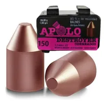 Comprar Balines Apolo Destroyer 5,5 Caja X 150 Aire Comprimido Rifle