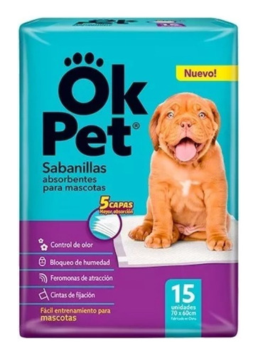 Ok Pet Sabanillas Absorbentes Para Mascotas 