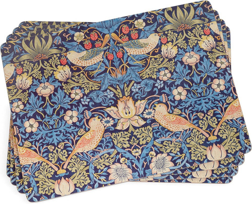 Colección Pimpineel Morris & Co Strawberry Thief Blue Mante