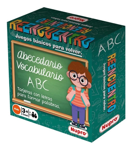 Juegos De Mesa Básicos Abecedario Y Vocabulario 2 En 1 Nupro