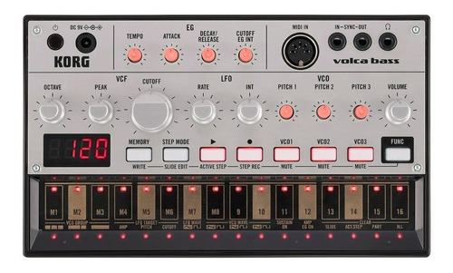 Mini Sintetizador Korg Volca Bass Nuevo Garantía Cuotas