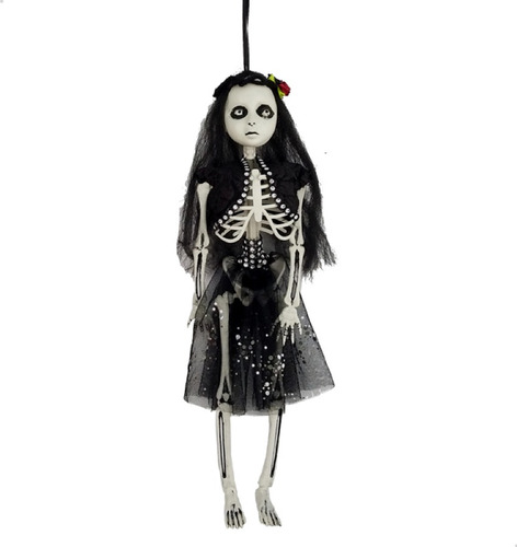 Colgante Esqueleto Viuda Negra Decoracion Halloween
