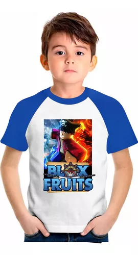 Kit 4 Camisetas Blox Fruits Frutas Jogo Game Roblox Atacado