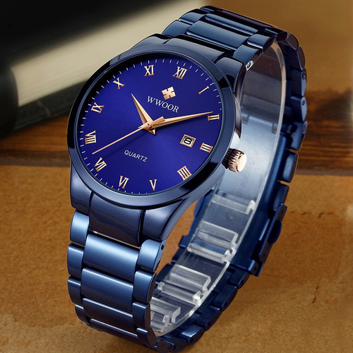 Relojes De Cuarzo Con Calendario Analógico Wwoor