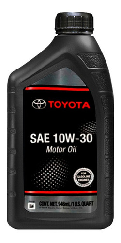 Aceite De Motor Mineral Toyota 10w30 1l