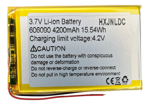 Batera De Repuesto De Polmero De Litio Recargable De 3,7 V 4