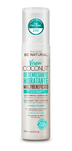 Desenredante Multibeneficios Virgin Coconut Be Natural 200ml