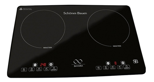 Schönes Bauen Parrilla De Inducción Bavaria 2 Zonas120v