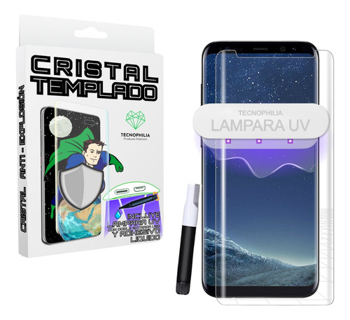 Cristal Templado Samsung Galaxy S8 Y S9 Adhesivo Uv Completo