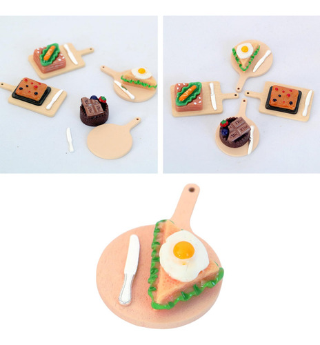 Mini Juego De Comida Para Muñecas, Sandwich De Huevo