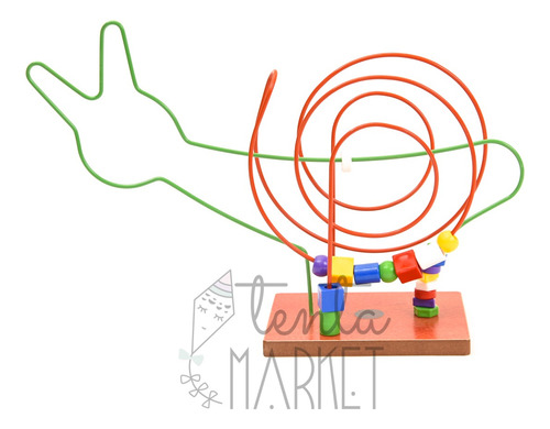 Juego Juguete Prono Laberinto Madera Didactico 2 Vias Nenes