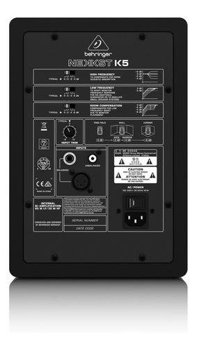 Imagen 5 de 8 de Monitores Activos Estudio Behringer Nekkst K5 + Garantía