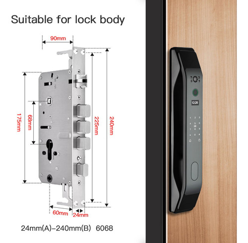 3d Eletronic Cerradura De La Puerta Biométrica De Huellas