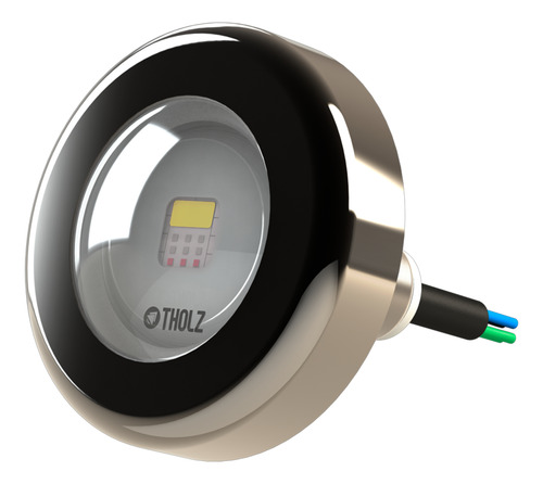 Refletor Iluminação Piscina Tholz - Power Led 15w Rgbw Inox
