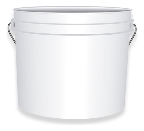 Cubeta 4 L De Pared Reforzada De Grado Alimenticio Pack 5 Pz Blanco