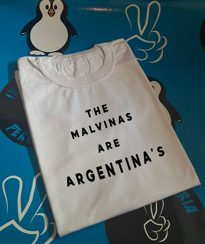 Remera The Malvinas Are Argentina's