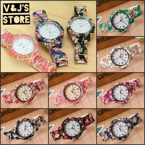 Relojes por mayor flores hot sale