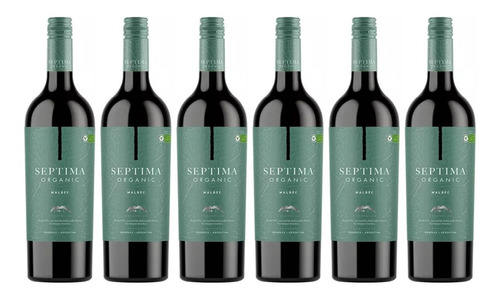 Vino Septima Malbec Organico X750cc Caja X6