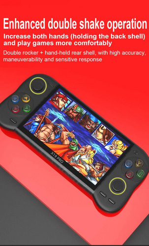 Consola Portátil X19 Pro 32gb Pantalla 5.1 Mame +emuladores Negro