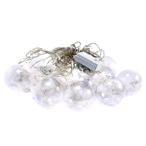 Imagen 5 de 8 de Luz Led Navidad Cascada Esferas Decorativa Adorno 3 Mts Boda