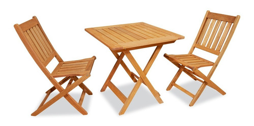 Silla Plegable Panambi De Madera Eucaliptus Pintada