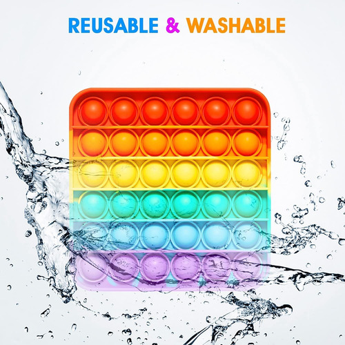 Push Pop Bubble Fidget Toy Sensorial - Para Autismo, Estrés,