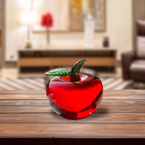 2 Estatua De Fruta, Adorno De Mesa De Centro, Manzana