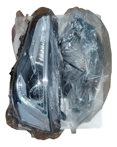 Par Farol Mitsubishi Lancer X Dark 2008-19 Xenon Devil Eyes
