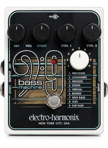Pedal Electro Harmonix Bass 9 Lançamento C/ Nf-e & Garantia
