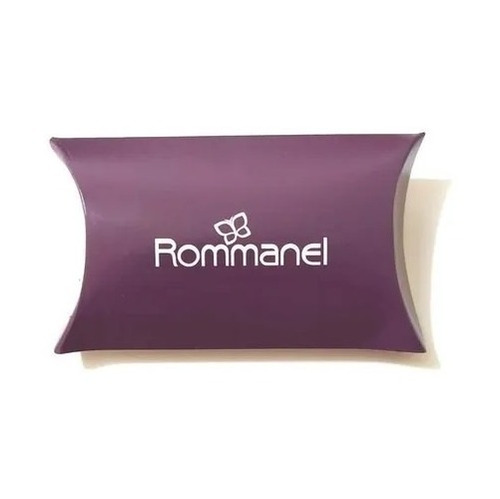 Anel Rommanel Retangular Com São Jorge Ao Centro 513312