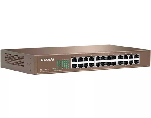 Switch Ethernet Tenda Tef1024d 10/100mbps 24ptos