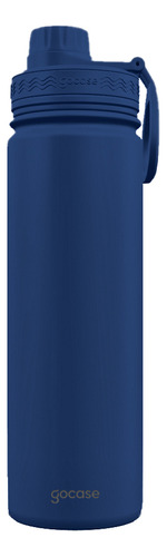 Garrafa Térmica Gocase Fresh Inox Parede Dupla Isolada 650ml Cor Azul