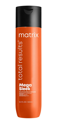 Shampoo Matrix Mega Sleek Total Results Limpiador De 300 Ml