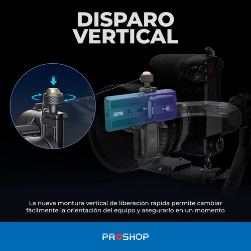 Imagen 5 de 10 de Gimbal Estabilizador Zhiyun Crane 2s Camaras 3-axis!!