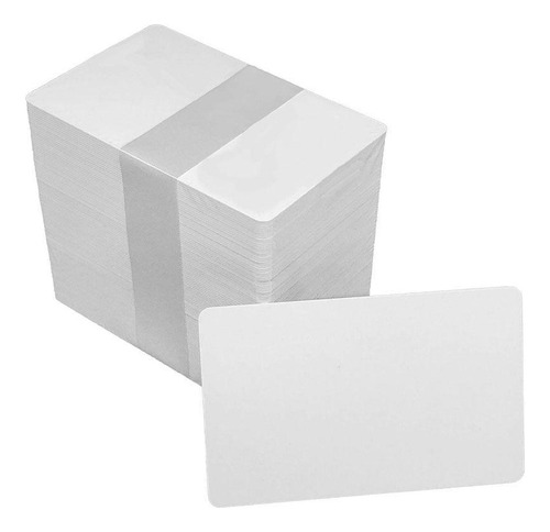 Cartão De  Pvc Branco Inkjet 100und 86x54mm