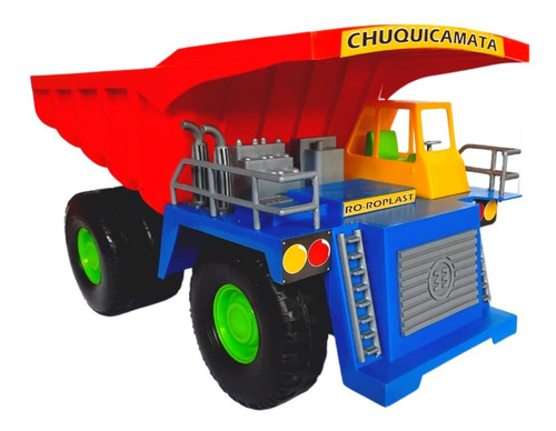Imagen 2 de 7 de Camión Minero Tolva Gigante Camion Juguete Goliat Rojo